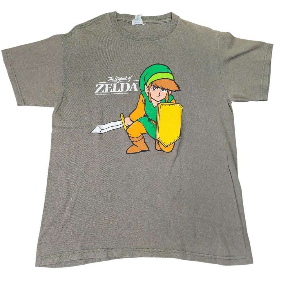 Vintage Legend of Zelda Link T-Shirt Medium 2003 Nintendo Video Games